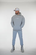 light grey hoodie