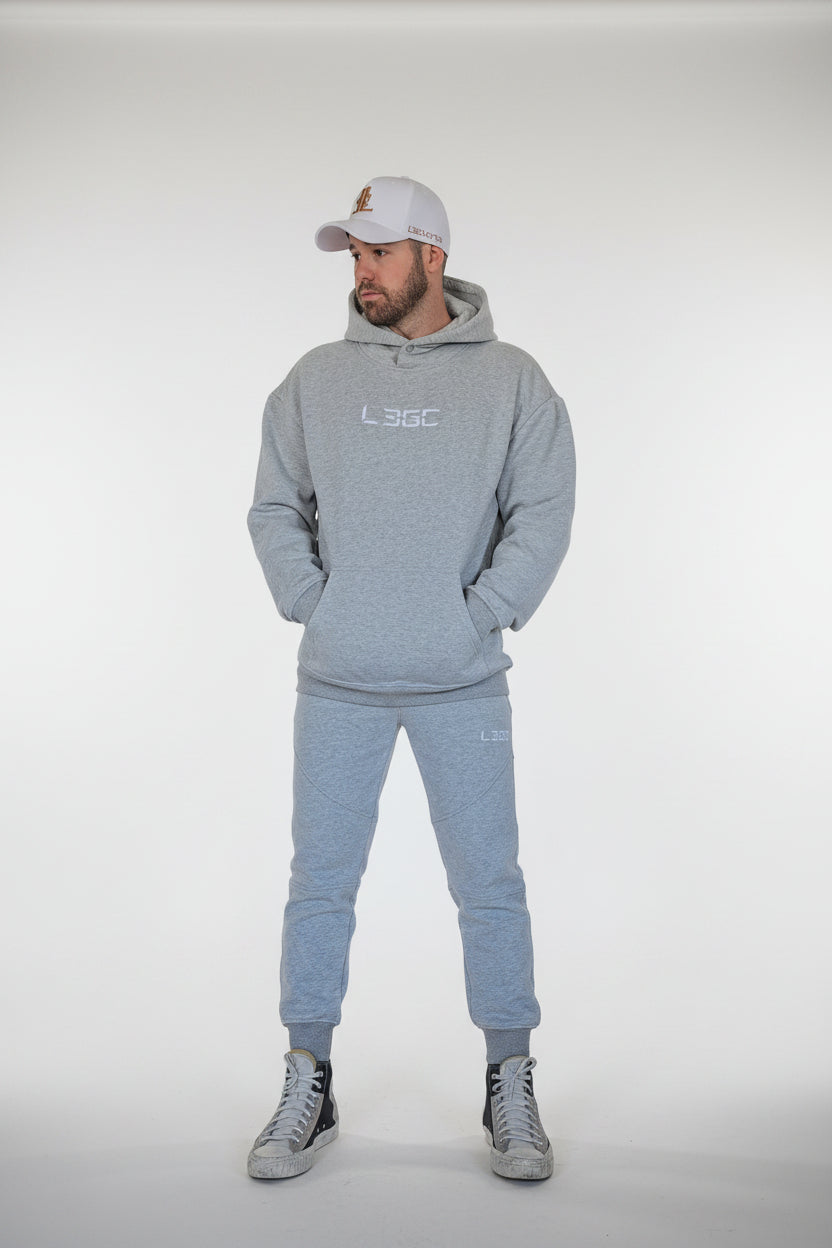 light grey hoodie